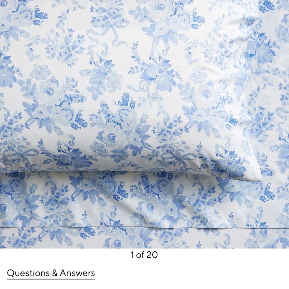 Loveshackfancy Blue and White Soft-furnishings-textiles